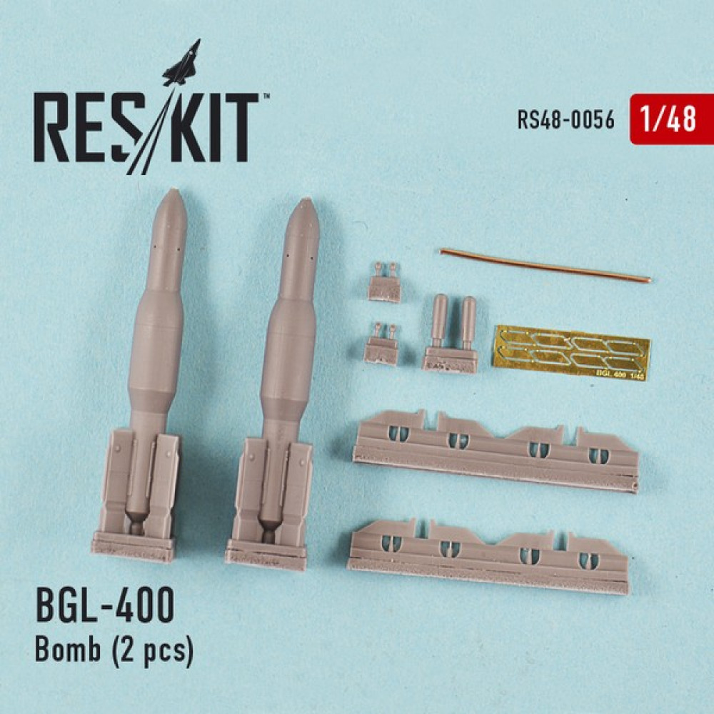 Бомби BGL-400 (2 шт) 1/48 ResKit RS48-0056 Бомби BGL-400 (2 шт) 1/48 ResKit RS48-0056