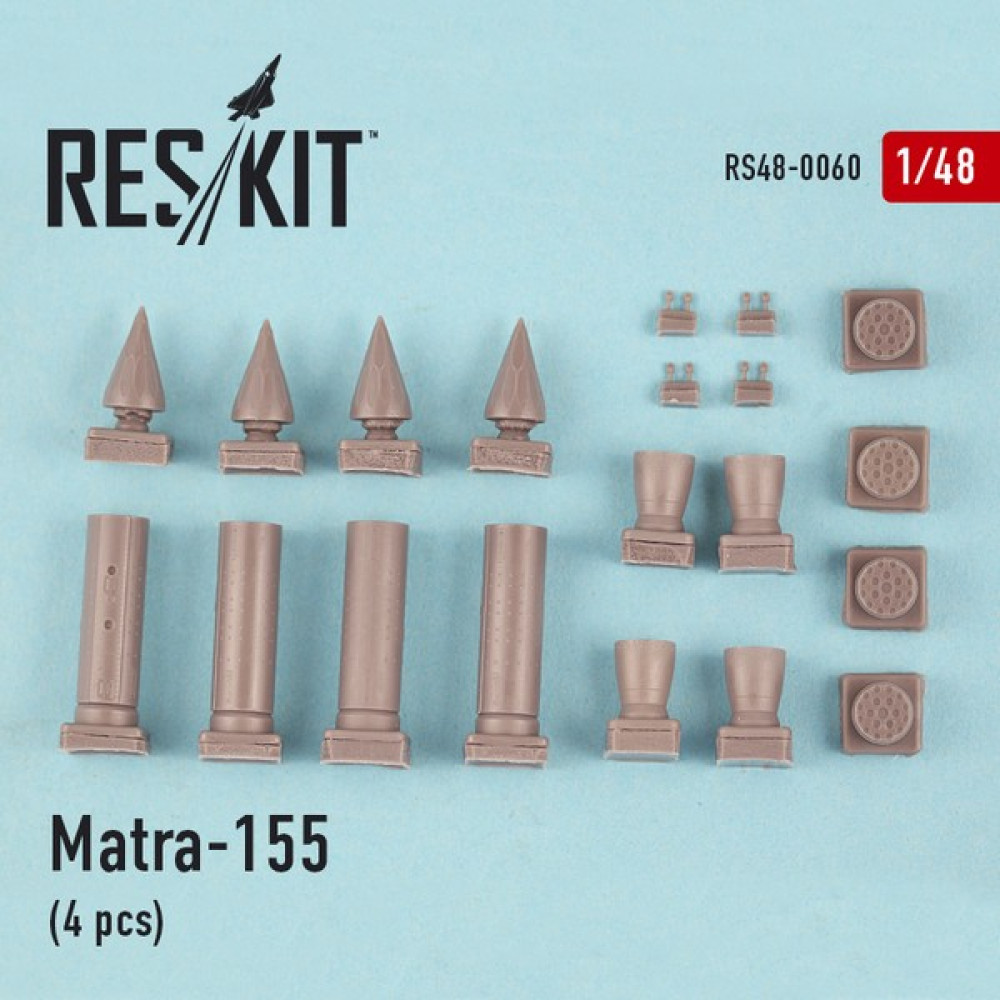 Matra-155 (4 шт.) 1/48 ResKit RS48-0060 Matra-155 (4 шт.) 1/48 ResKit RS48-0060