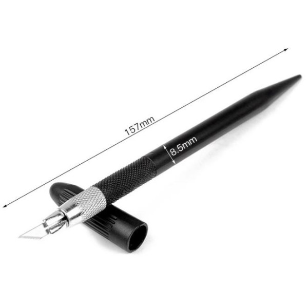 Model narrow scalpel with blades (12 pcs) 9sea Model303