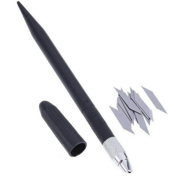 Model narrow scalpel with blades (12 pcs) 9sea Model303