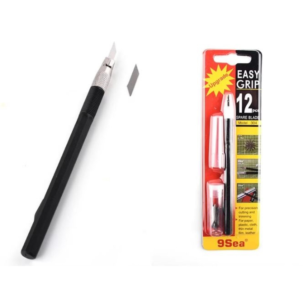 Model narrow scalpel with blades (12 pcs) 9sea Model304