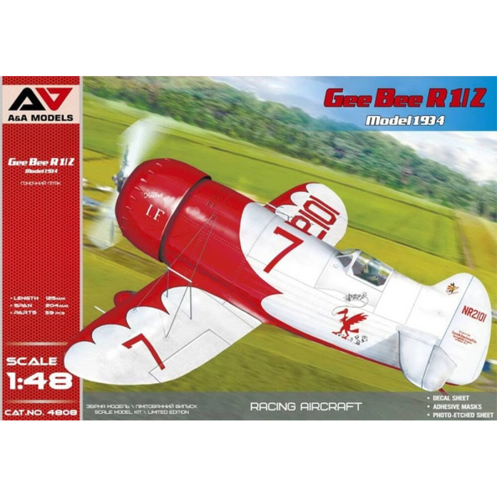 American Racing Airplane Gee Bee R1/R2 1/48 A & A Models 4808