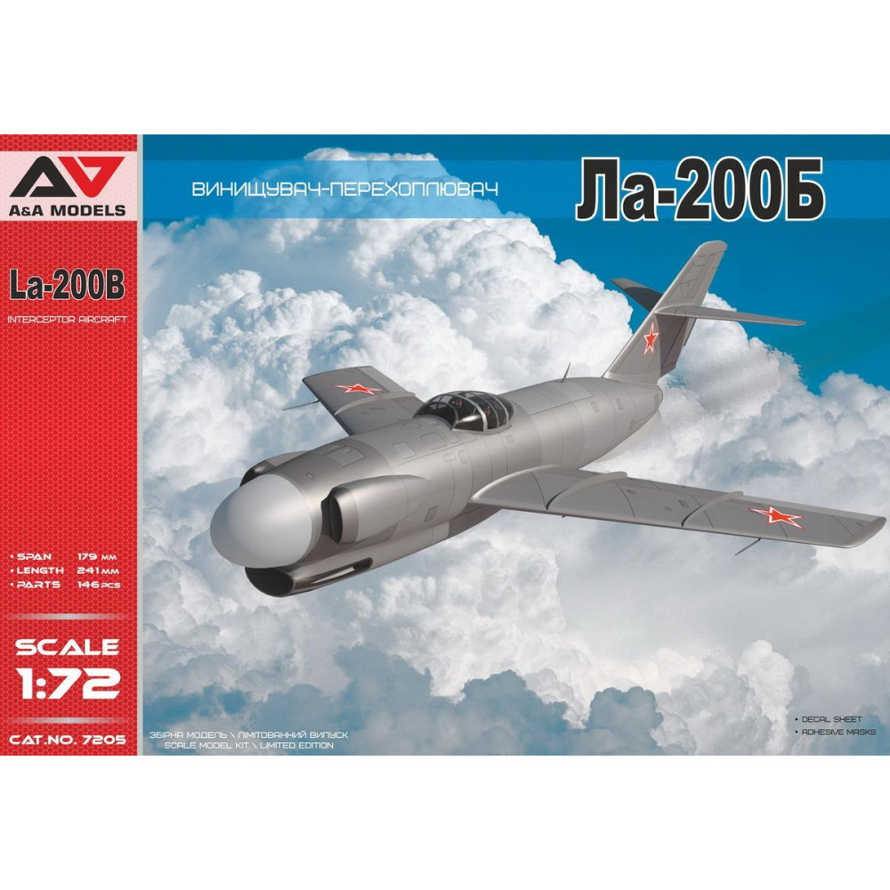 Lavochkin La-200B  1/72 A&A Models 7205