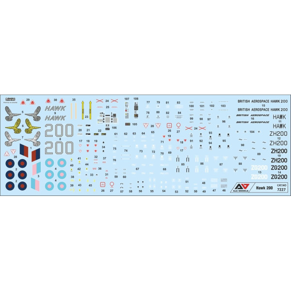 Hawk 200 ZG200 Light Multirole Fighter  1/72 A&A Models 7227
