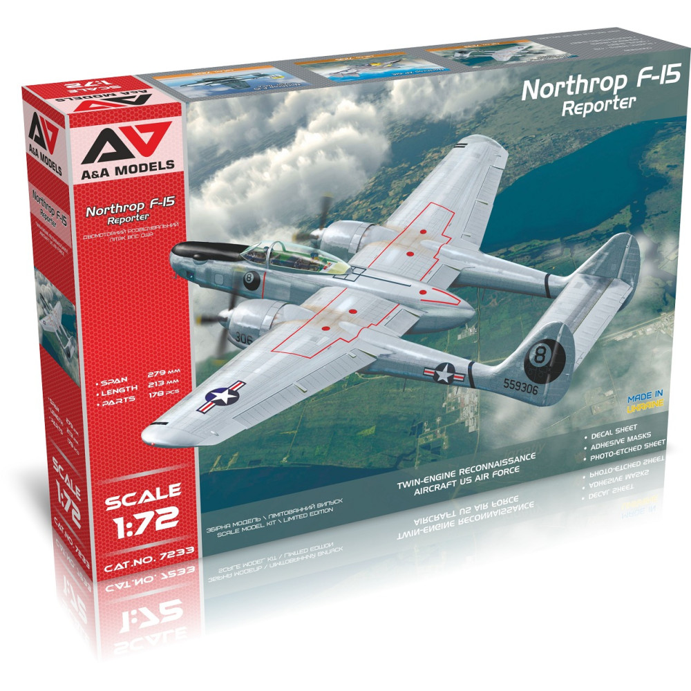 Northrop F-15 "Reporter" 1/72 A&A Models 7233