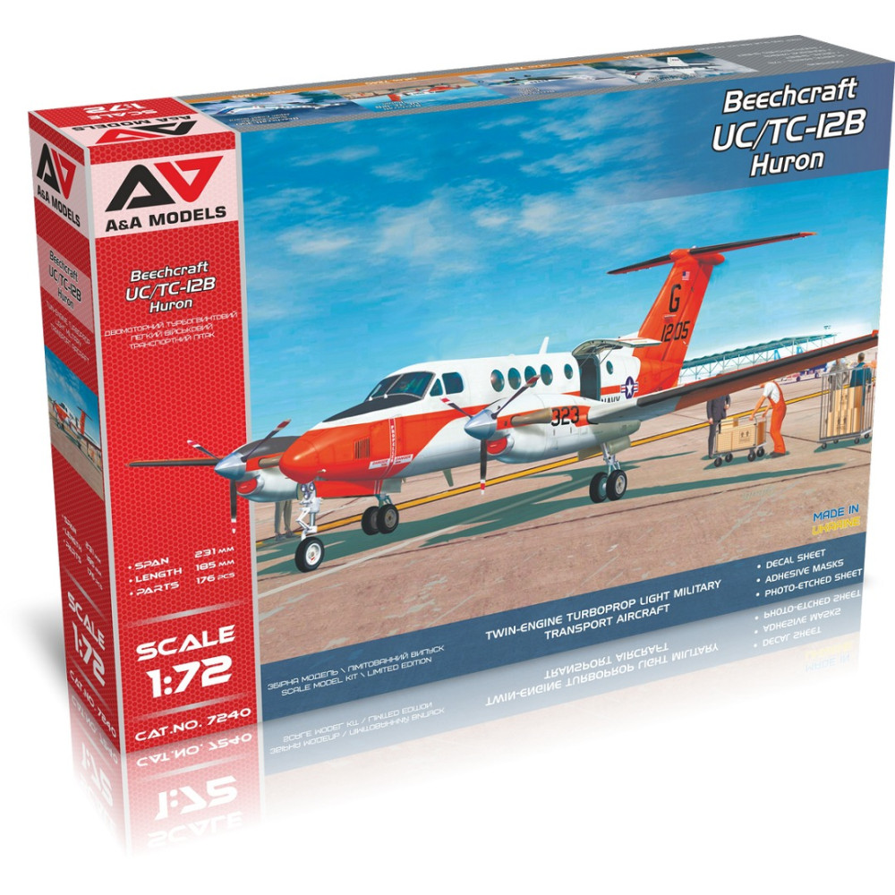 Beechcraft UC/TC-12B Huron 1/72 A&A Models 7240