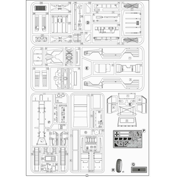 0,5t Light truck 4x4 Iltis SAN w/medical mission  1/35 ACE 35103