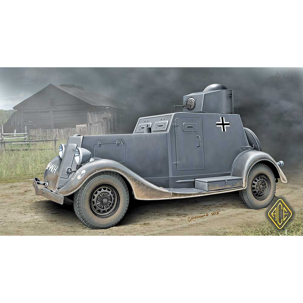 BA-20 with cylindrical turret 1/48 ACE 48108