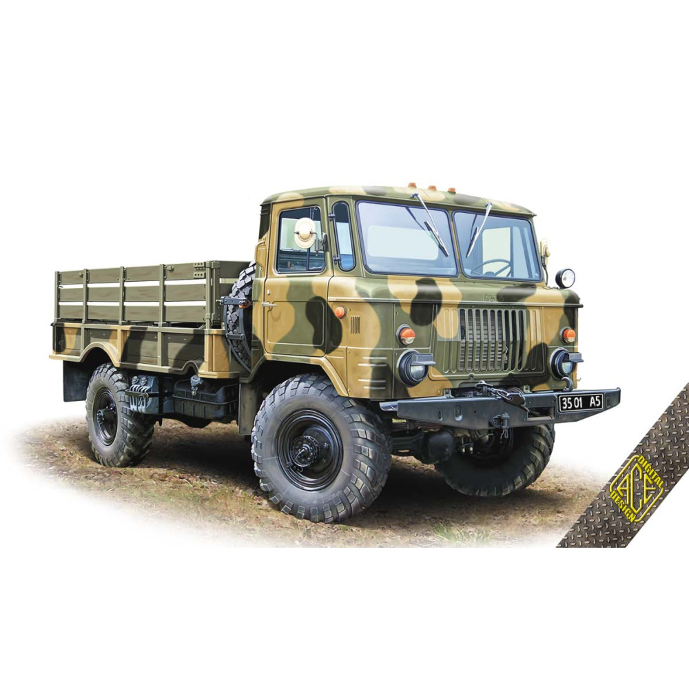 Soviet All-Road Military truck GAZ-66  1/72 ACE 72182