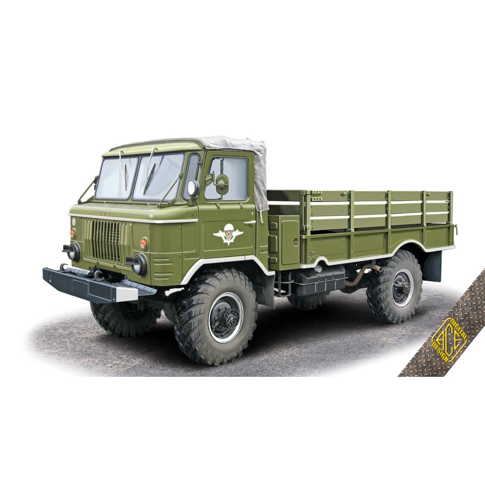 GAZ-66B Soviet 4x4 2t truck for airborne forces  1/72 ACE 72186