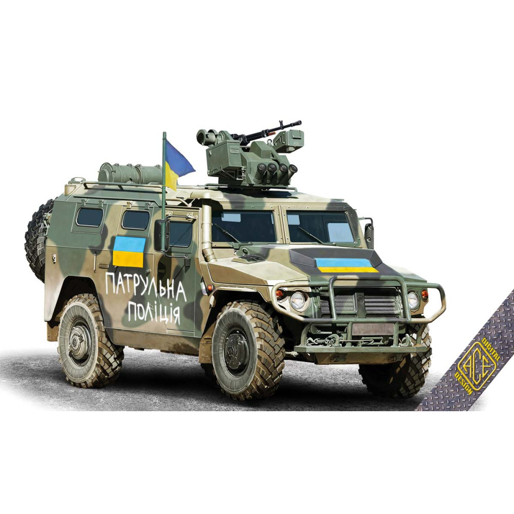 Tiger-M with heavy MG module Arbalet (Ukrainian Army) 1/72 ACE 72188