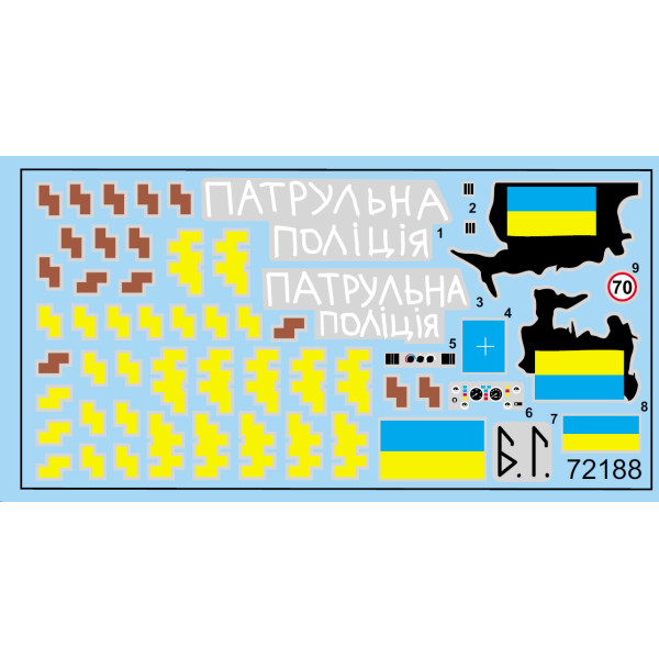 Tiger-M with heavy MG module Arbalet (Ukrainian Army) 1/72 ACE 72188