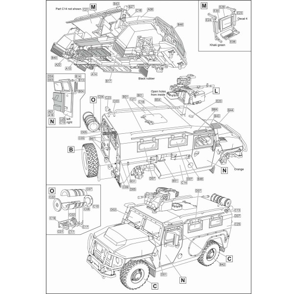 Tiger-M with heavy MG module Arbalet (Ukrainian Army) 1/72 ACE 72188