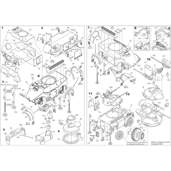 M-3VDA twin 20mm AA (Close air Defence) 1/72 ACE 72465