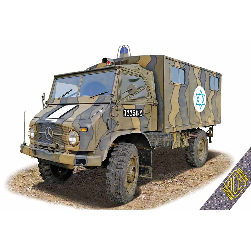 Unimog S 404 Krankenwagen Армійська Вантажівка 1/72 ACE 72469