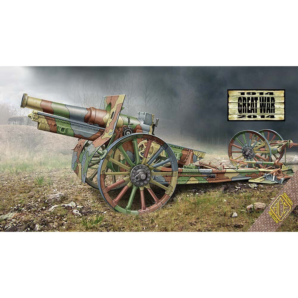 Cannon de 155 C modele 1917 (wooden wheels)  1/72 ACE 72543