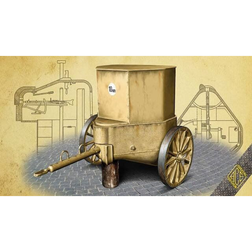 Panzer Nest - German WW2 mobile MG bunker 1/72 ACE 72561