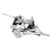 3.7cm Flak 36 anti-aircraft machine gun on an Sd.Ah.52 trailer 1/72 ACE 72570