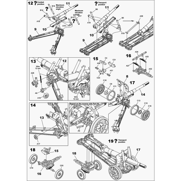 ML-20 Soviet WW2 152mm gun-howitzer  1/72 ACE 72581