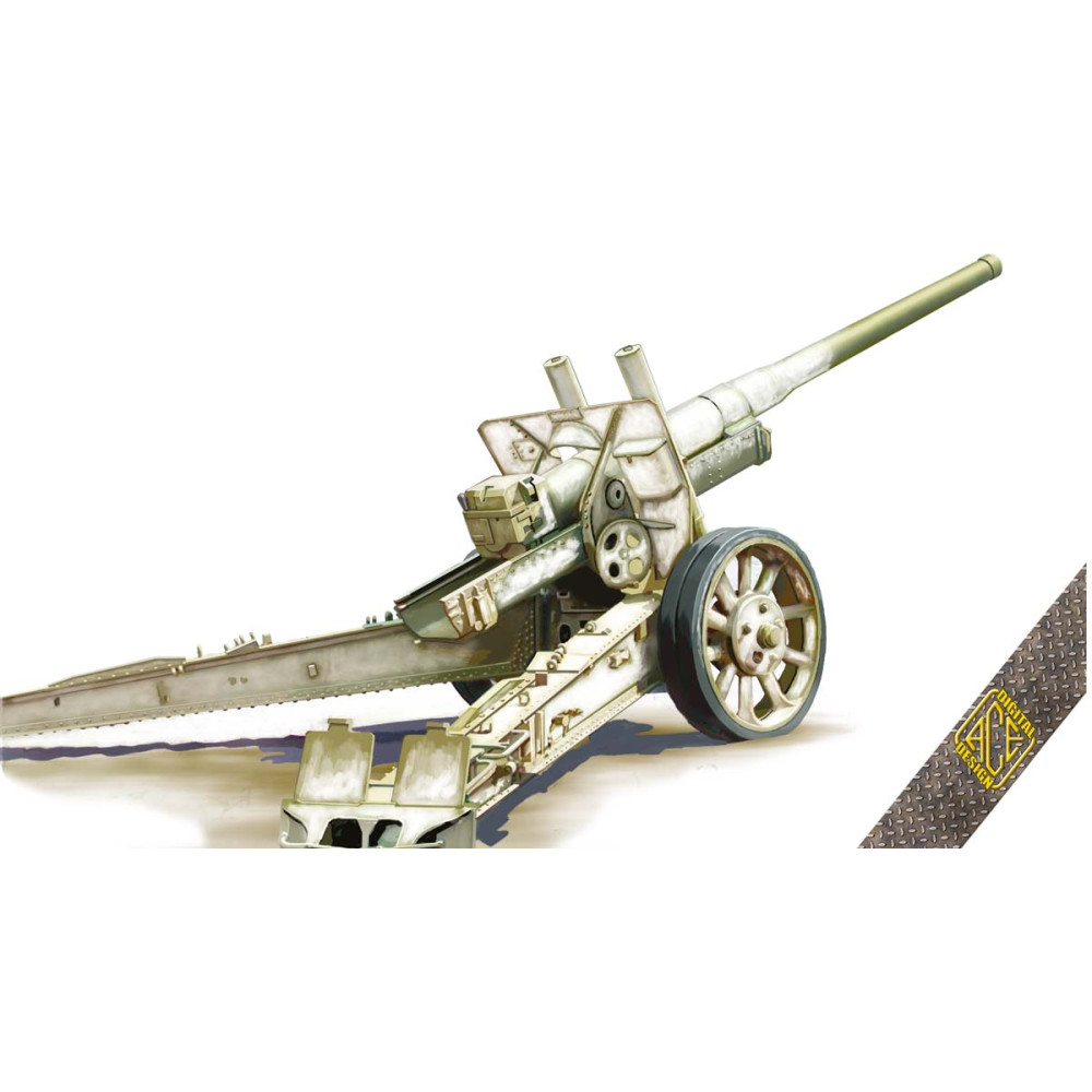 Soviet heavy gun A-19 (122 mm) 1/72 ACE 72582