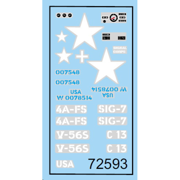 WC-43 (T 215) half-ton telephone vehicle truck  1/72 ACE 72593  