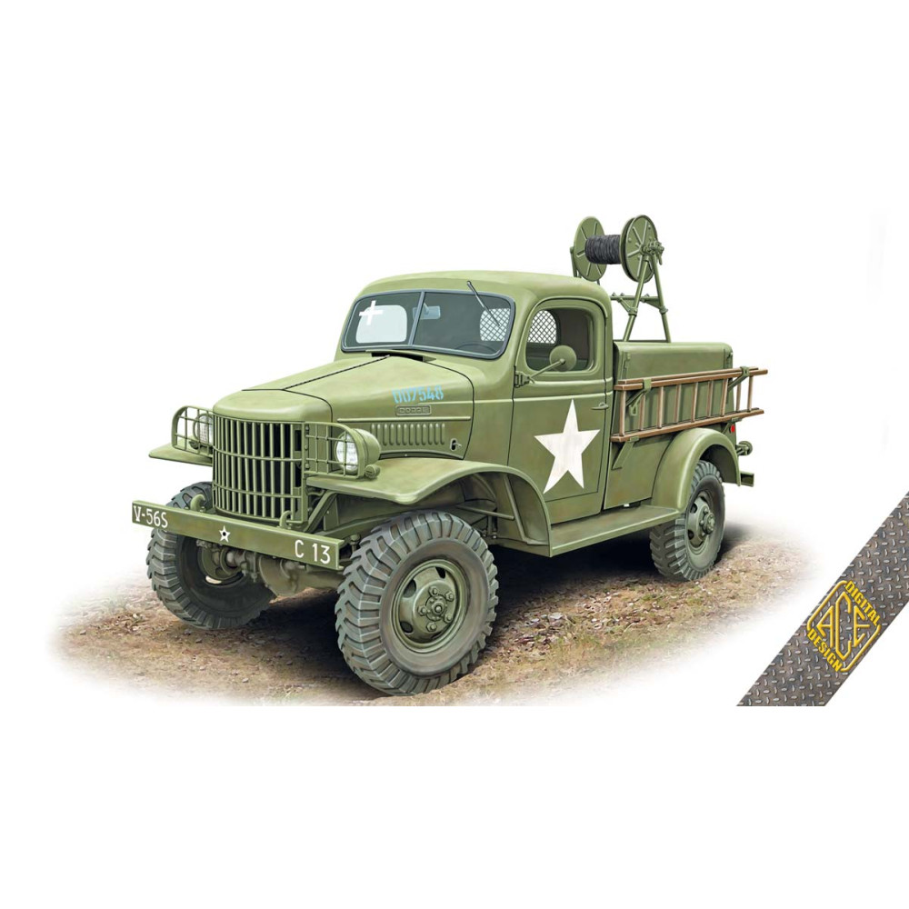 WC-43 (T 215) half-ton telephone vehicle truck  1/72 ACE 72593  
