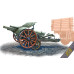 Cannone da105/28 with carrello elastico trailer 1/72 ACE 72595