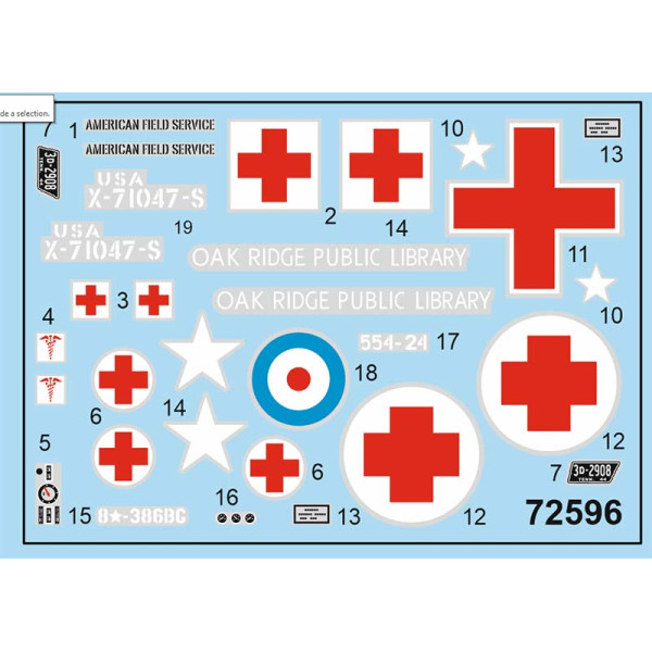 1/2 ton 4x4 Ambulance WC-9/18/27  1/72 ACE 72596