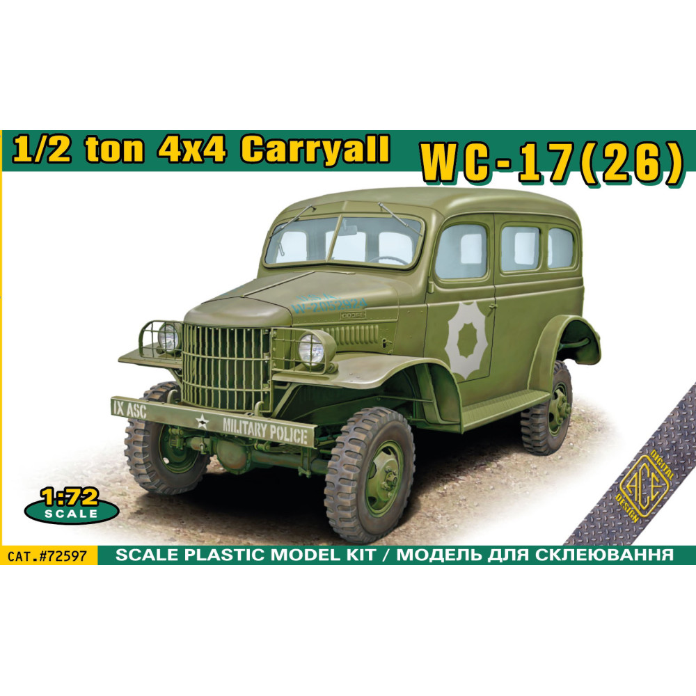 1/2 ton 4x4 Carryall WC-17(26)  1/72 ACE 72597