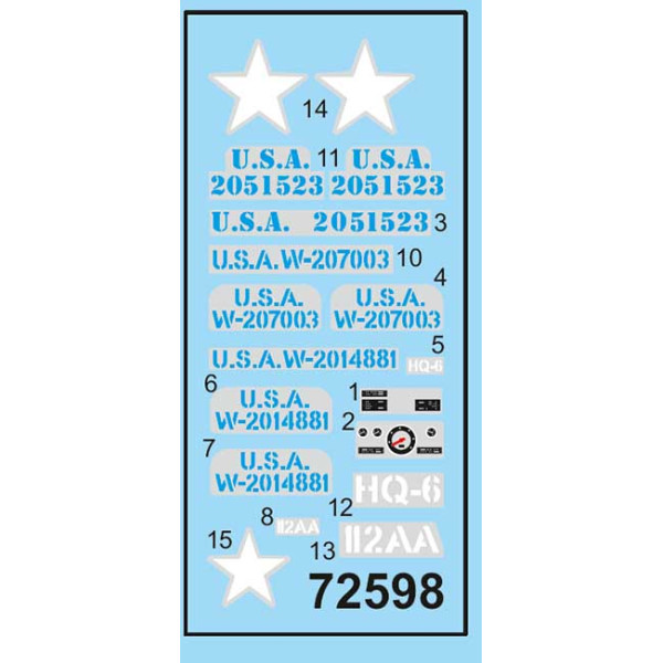 1/2 тонни 4x4 Command Reconnaisanse WC-6/15/23 1/72 ACE 72598