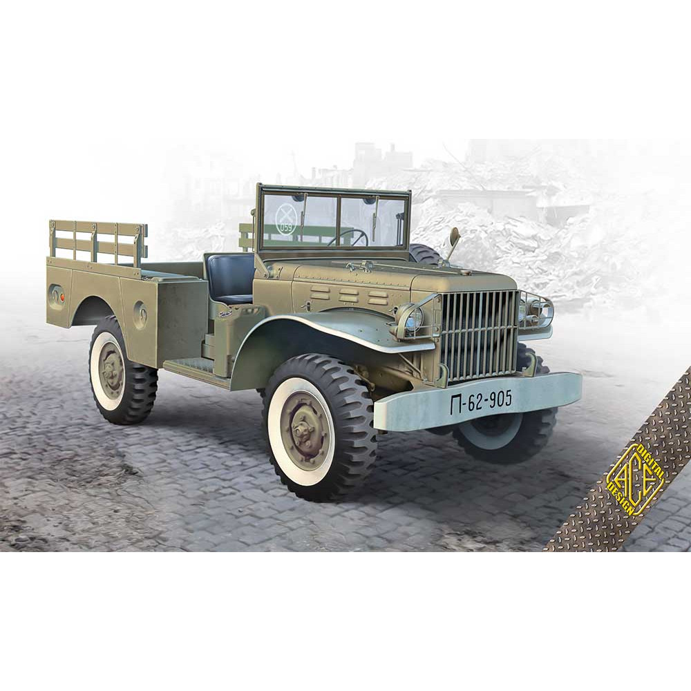Dodge WC-51 - американский армейский автомобиль 1/72 ACE 72612