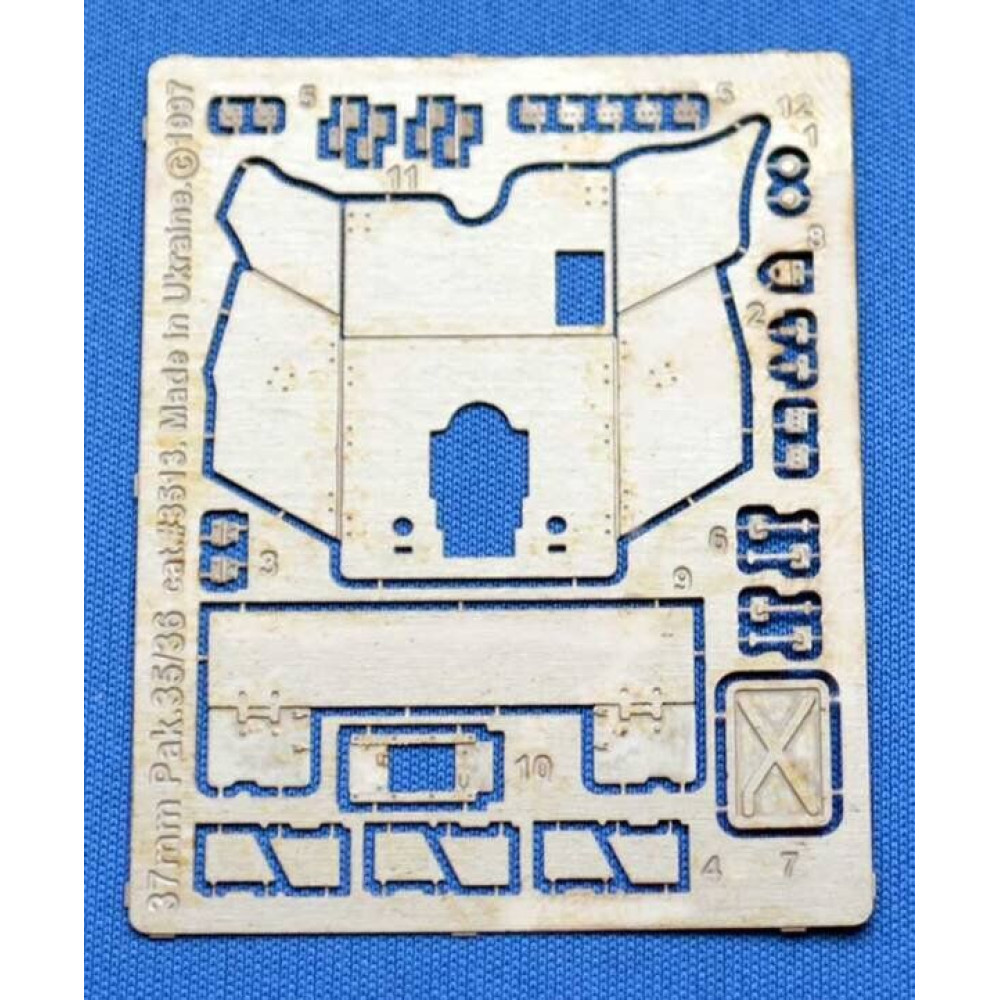 Shield for German Pak.35/36 37mm AT gun (for Tamiya kit) 1/35 ACE PE3513