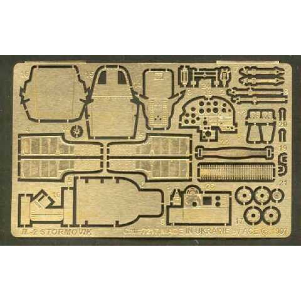 Ilushin IL-2M3 (for TOKO/Roden kits) 1/72 ACE PE7217