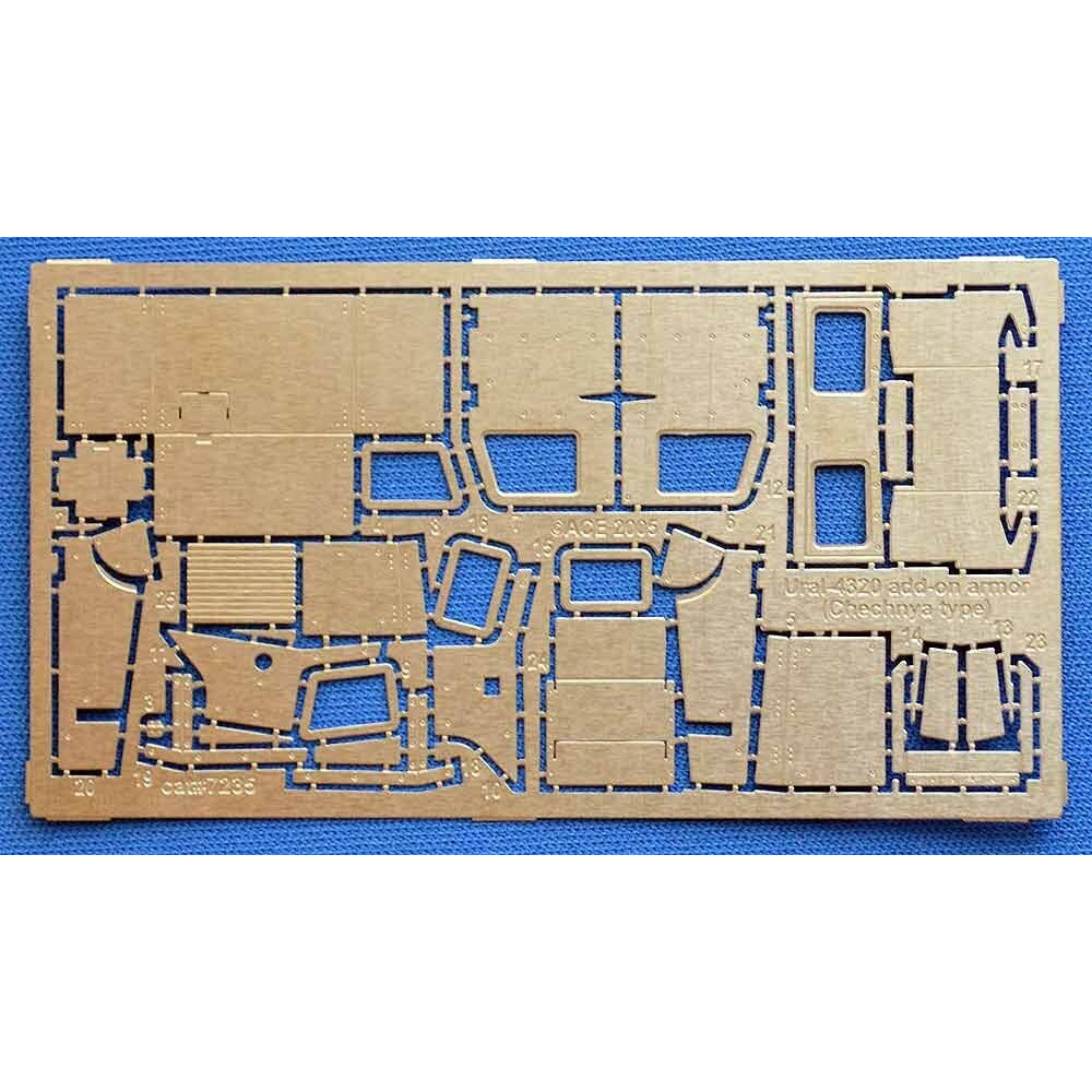 Ural 4320 Add-On Armor (Chechen war  type) 1/72 ACE PE7235