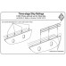 Three-stage Ship Railings 16 pcs x96mm each  1/350 ACE r350-2