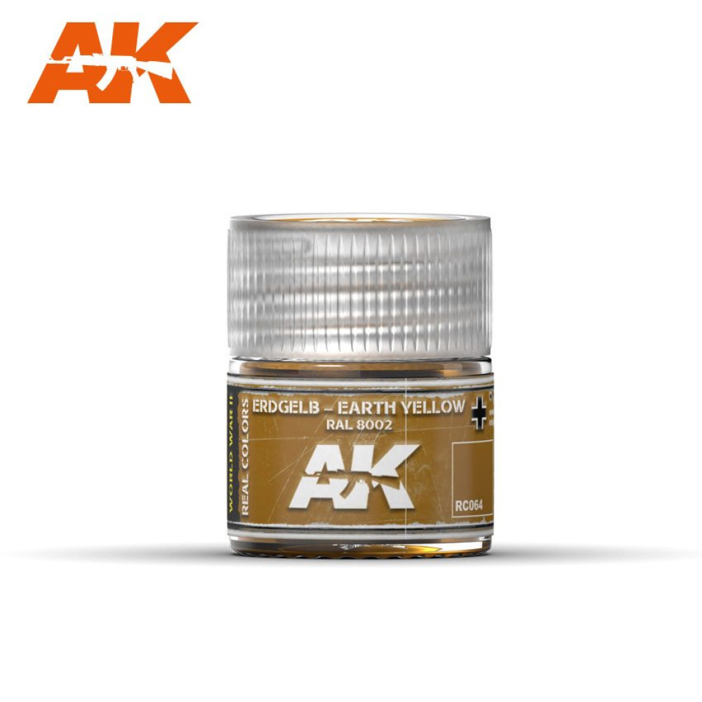 RC064 AK - Erdgelb-Earth Yellow RAL 8002  10ml