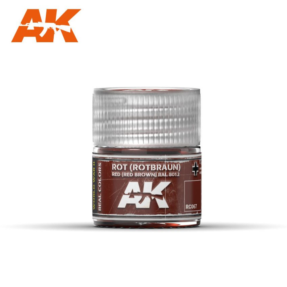 RC067 AK - Rot (Rotbraun) Red Brown RAL 8012 10ml