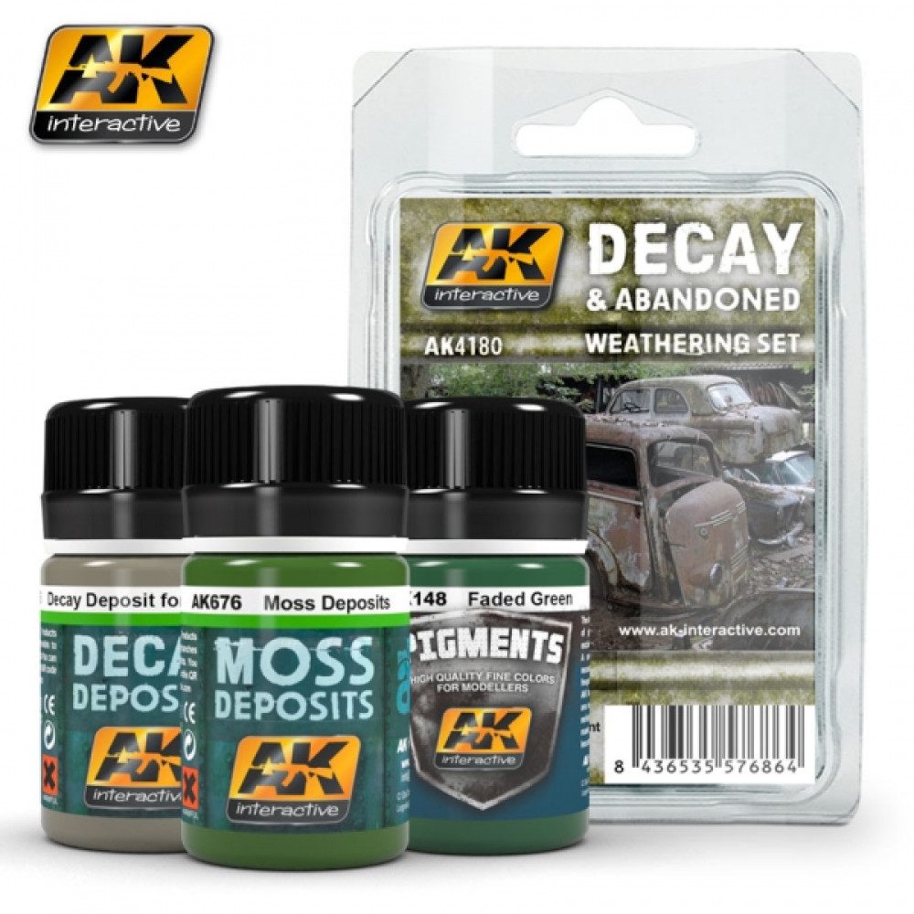 Decay & Abandoned Weathering Set  Ak-interactive AK4180