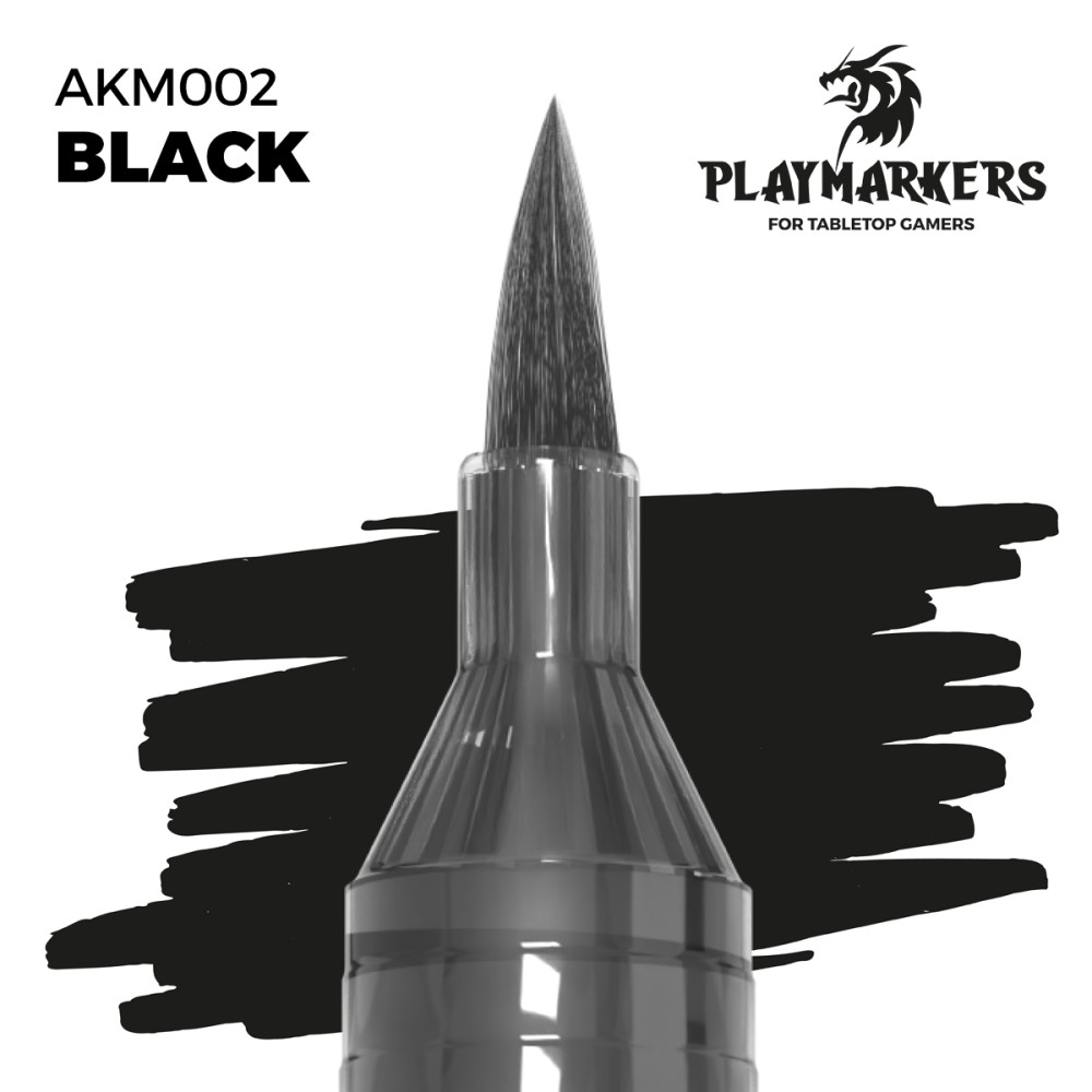Акриловий маркер Чорний – PLAYMARKER Ak-interactive AKM002