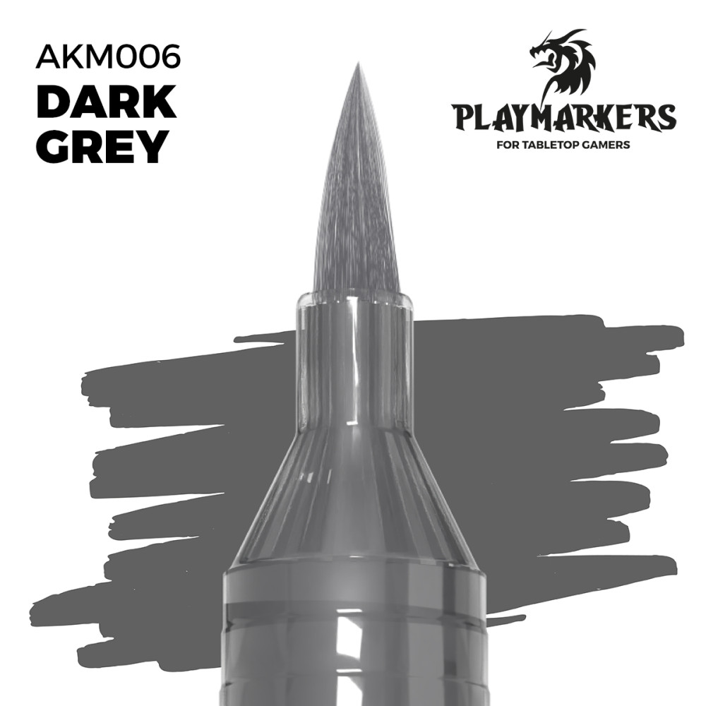 Акриловий маркер Темно-сірий  – PLAYMARKER Ak-interactive AKM006