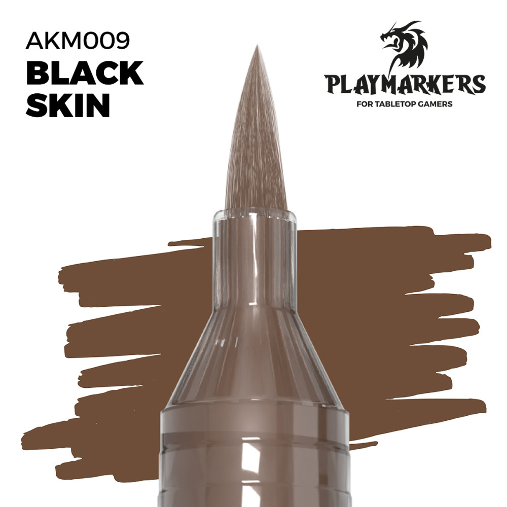 Акриловий маркер Чорна шкіра – PLAYMARKER Ak-interactive AKM009