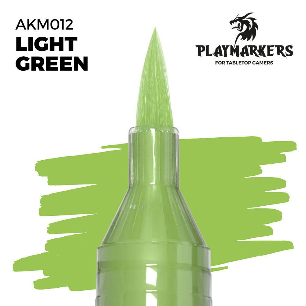 Акриловий маркер Світло-зелений – PLAYMARKER Ak-interactive AKM012