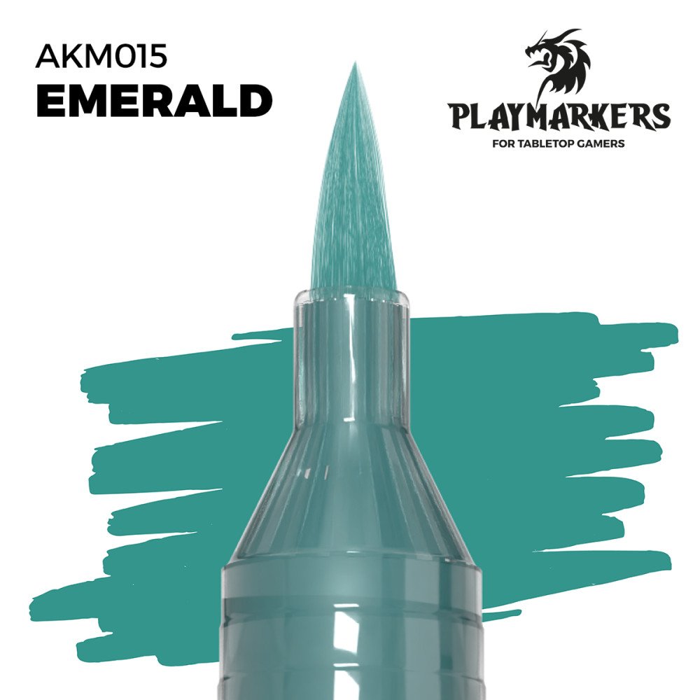 Акриловий маркер Смарагдовий – PLAYMARKER Ak-interactive AKM015