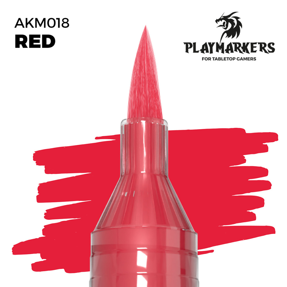 Акриловий маркер Червоний – PLAYMARKER Ak-interactive AKM018