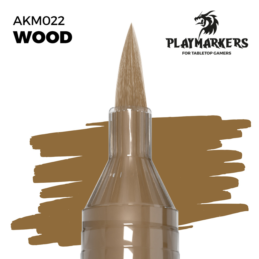 Акриловий маркер Деревина – PLAYMARKER Ak-interactive AKM022