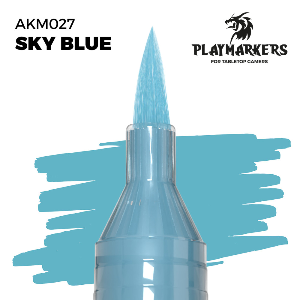 Акриловий маркер Небесний блакитний – PLAYMARKER Ak-interactive AKM027