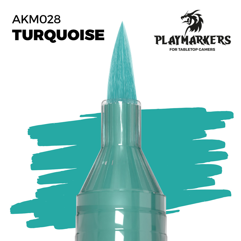 Акриловий маркер Бірюзовий – PLAYMARKER Ak-interactive AKM028