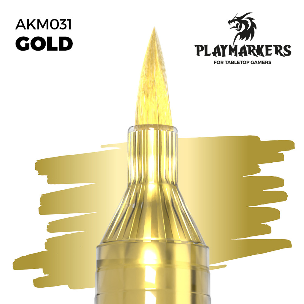 Акриловий маркер Золото – PLAYMARKER Ak-interactive AKM031