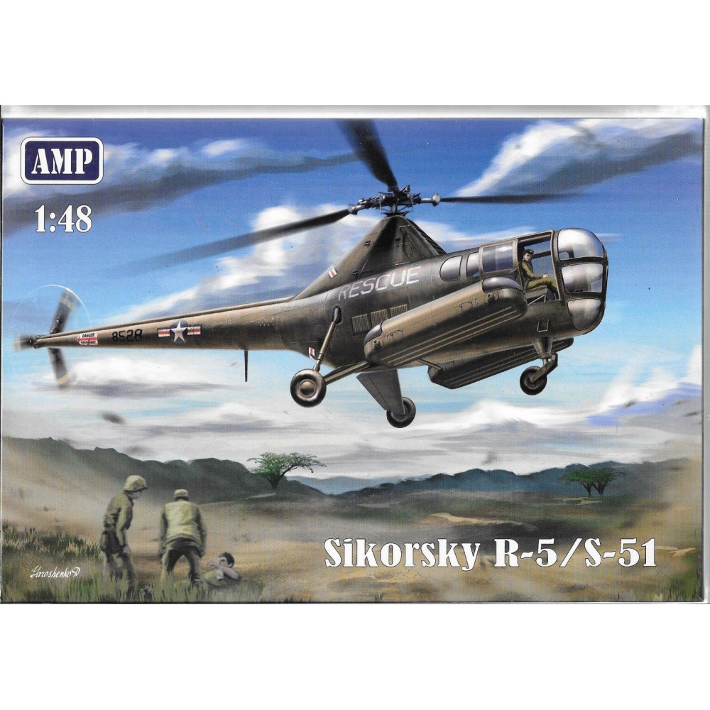  SikorskyR-5/S-51  USAF rescue 1/48 AMP 48-002