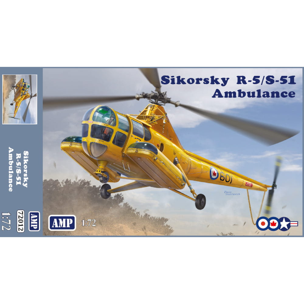   Sikorsky R-5/S-51 Ambulance 1/72 AMP 72-012